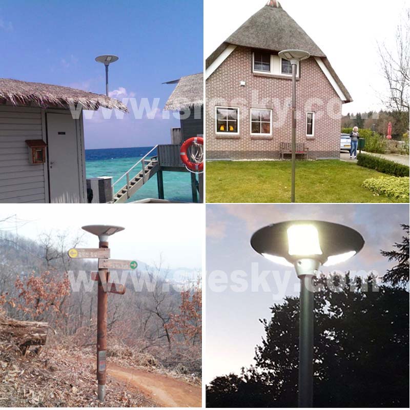 Main Gate Pillar Light outdoor solar lighting lamp