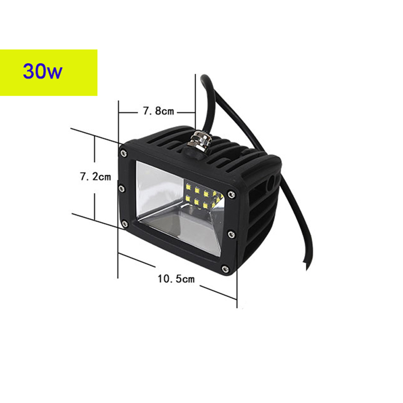 30w 60w 120w LED work light bar lamp led tractor work light off road 4X4 led offroad light bar flood working