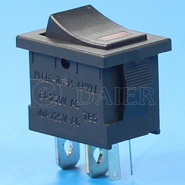 KCD1-101N-3 220V 3pins on off lighted rocker switch