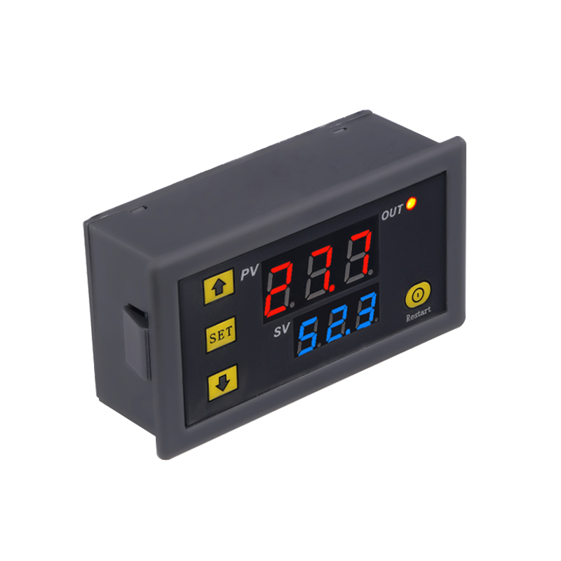 W3230 AC 110V-220V DC 12V Digital Thermostat Temperature Controller Regulator Heating Cooling Control Instruments LED Display