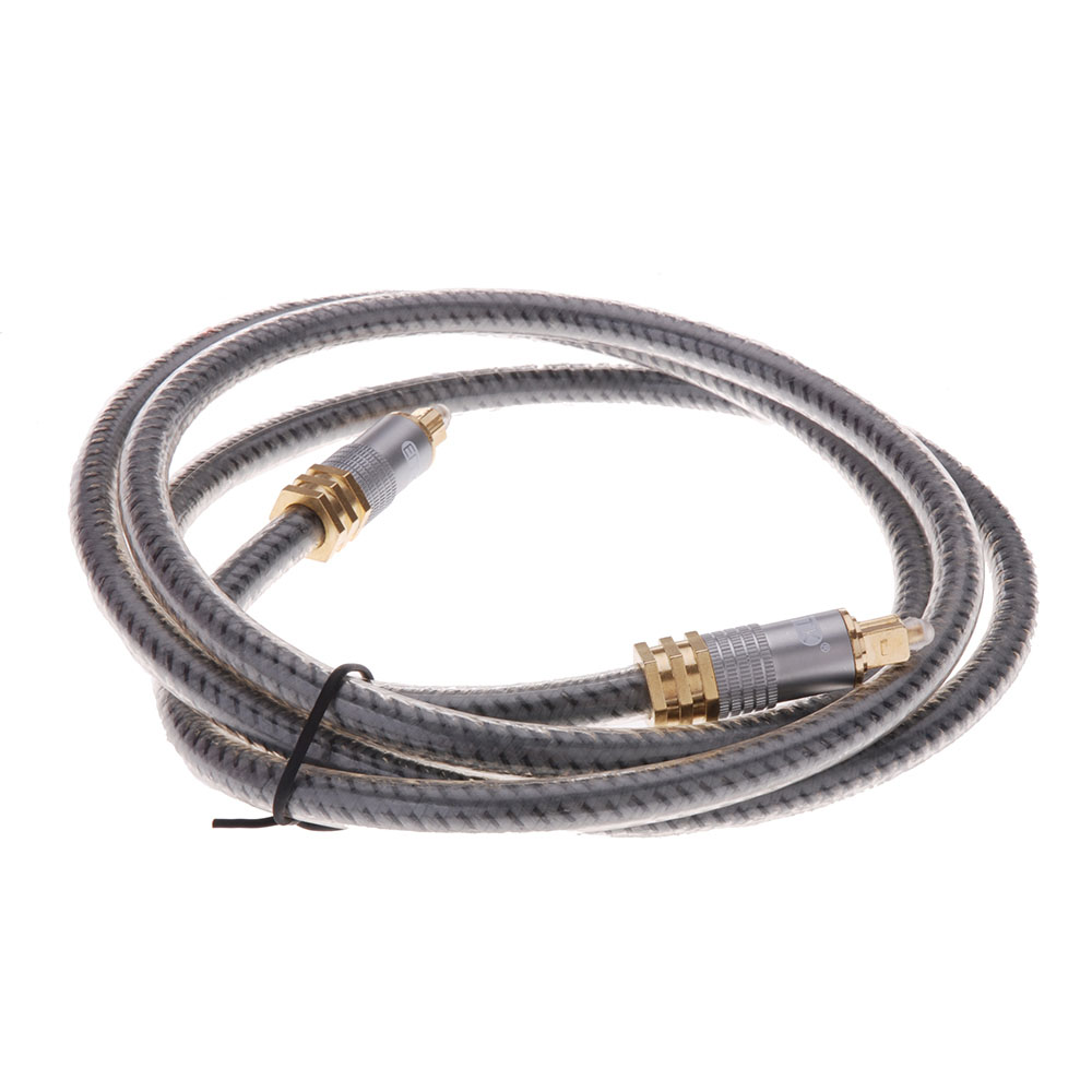 Durable 1.5M Digital Audio Fiber Optical Line Toslink Connect Cable for Speaker Amplifier CD DVD DAT MD DAC LD