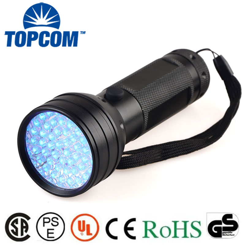 UV Flashlight Torch Best Seller 51 Led UV Black Light with Glasses