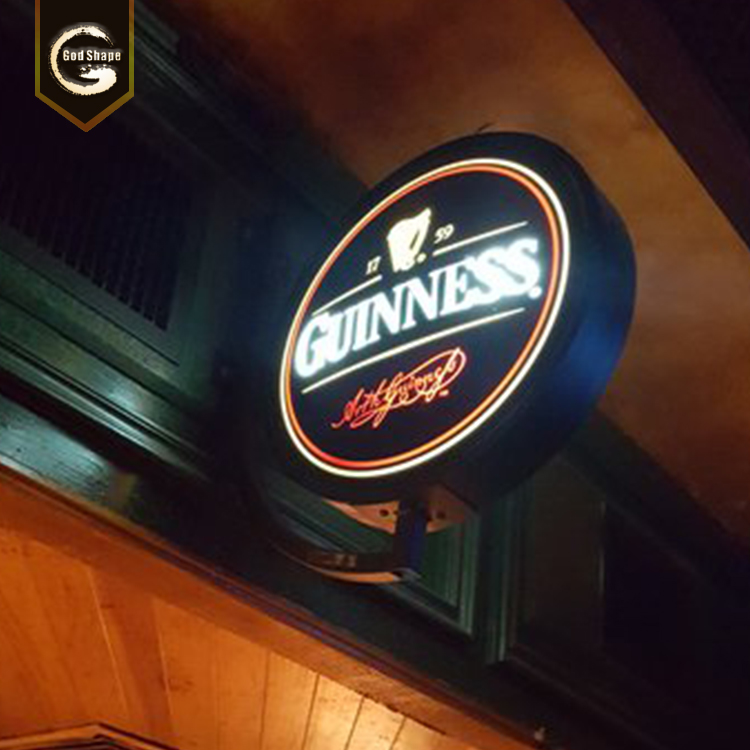 LED Illuminated outdoor Signage Advertising Light Box sign