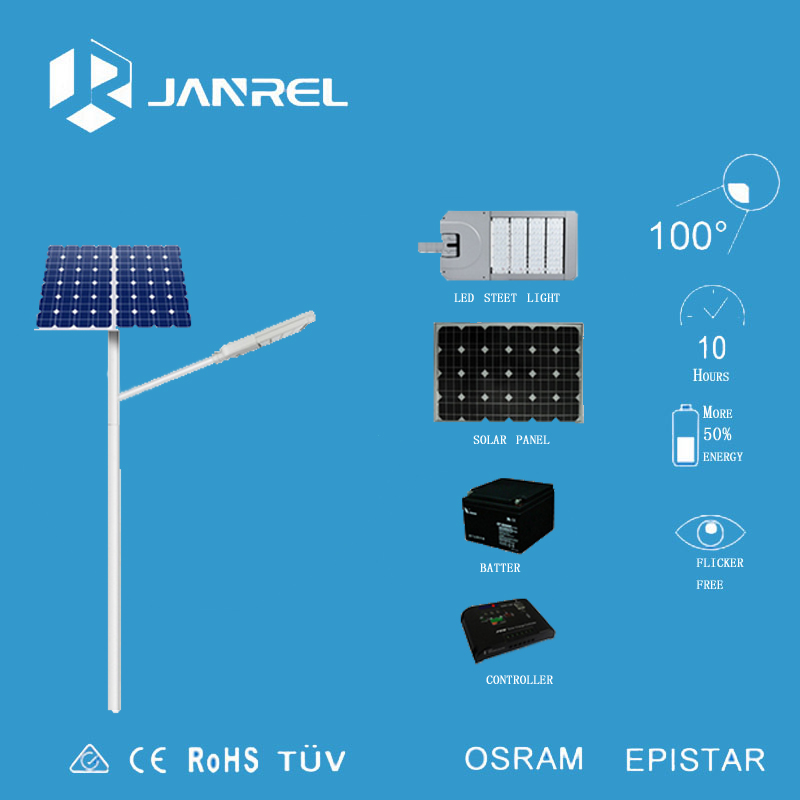 2015 Best selling high quality All in one 60w integrated solar led street light