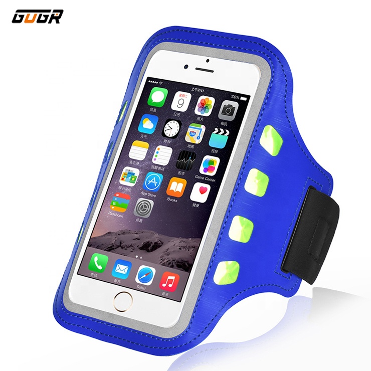 Hot Sell  LED Fashion Waterproof Mobile Phone Arm Band Armband Belt Bag, LED Phone Bag For Runner