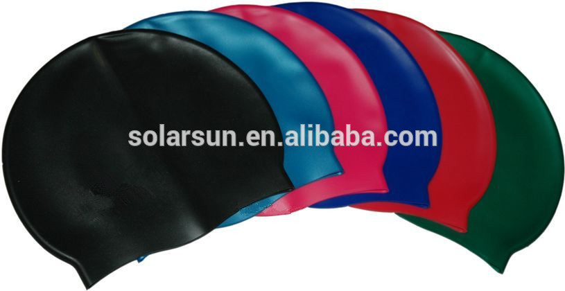 Promotional Advertising Custom Logo Silicone Swimming Caps