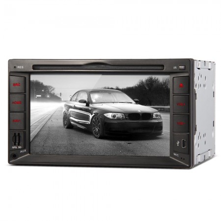 Standard 6.2 Car DVD Player In-Dash 2-DIN Touchscreen GPS Navigation Europe Model 1