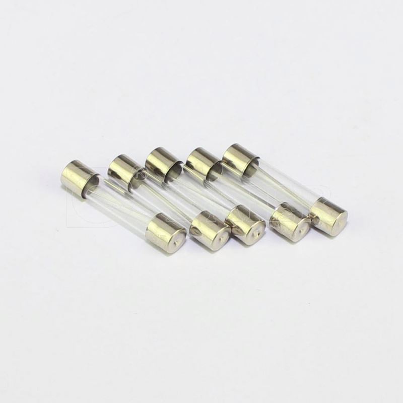 Cartridge 0.1A-30A Glass Fuse 6x30 Slow-Blow Fuse for Power Strip Experiment Circuit Appliance Repair