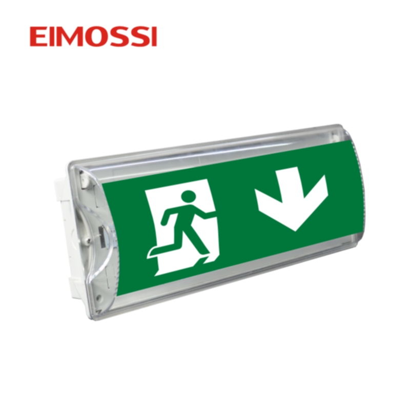 IP65 led rechargeable emergency light with sticker