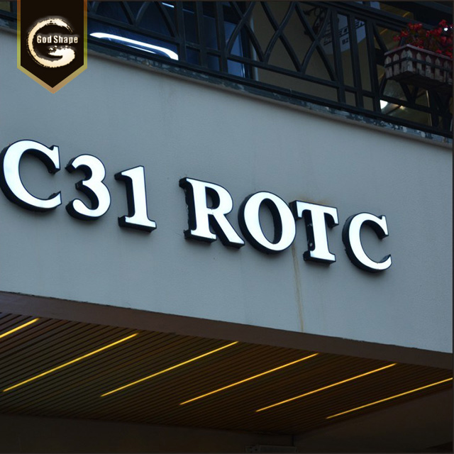OEM Custom Made Outdoor Advertising Display Non-Illuminated Laser Cut 3D Letters Sign