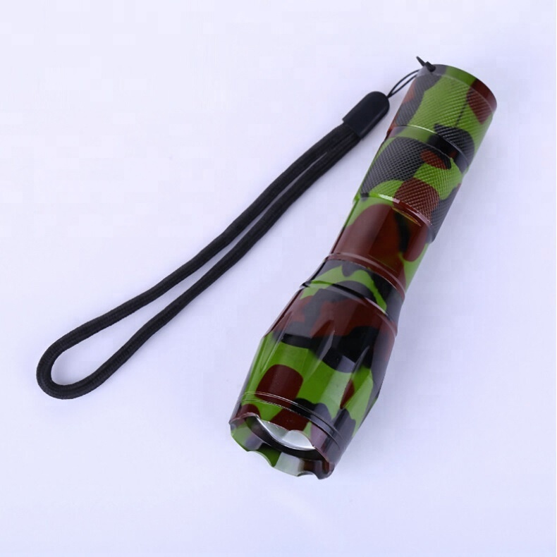 Good Quality Emergency Usage and LED Light Source Flashlight Camouflage Torch