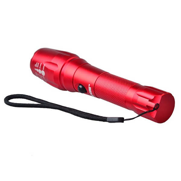 Professional Zoomable 5 Modes T6 Aluminum Military LED Rechargeable Torch with USB Port