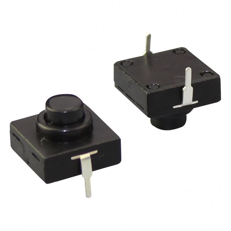 30VDC Latching Black Thin Remote Push Button Switch