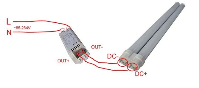 high lumen 12w 4 pin 2g11 socket smd3014 2g11led tube