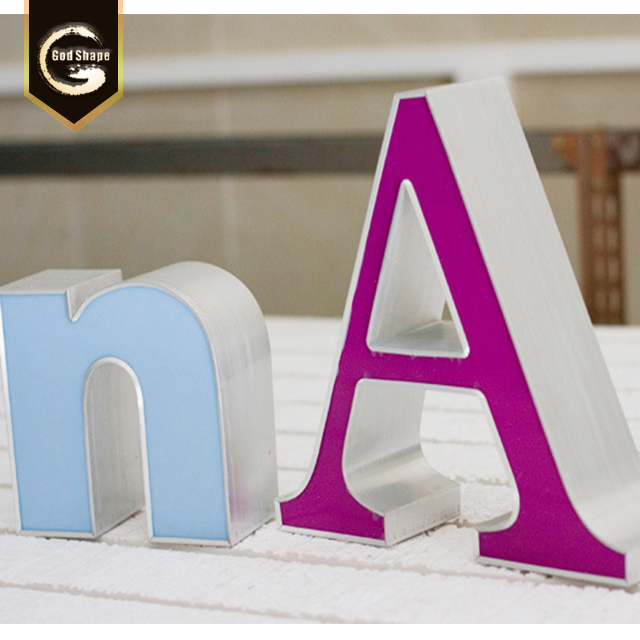 Factory Acrylic PVC Non-illuminated 3D Laser Cut Letter Alphabet Number Signs