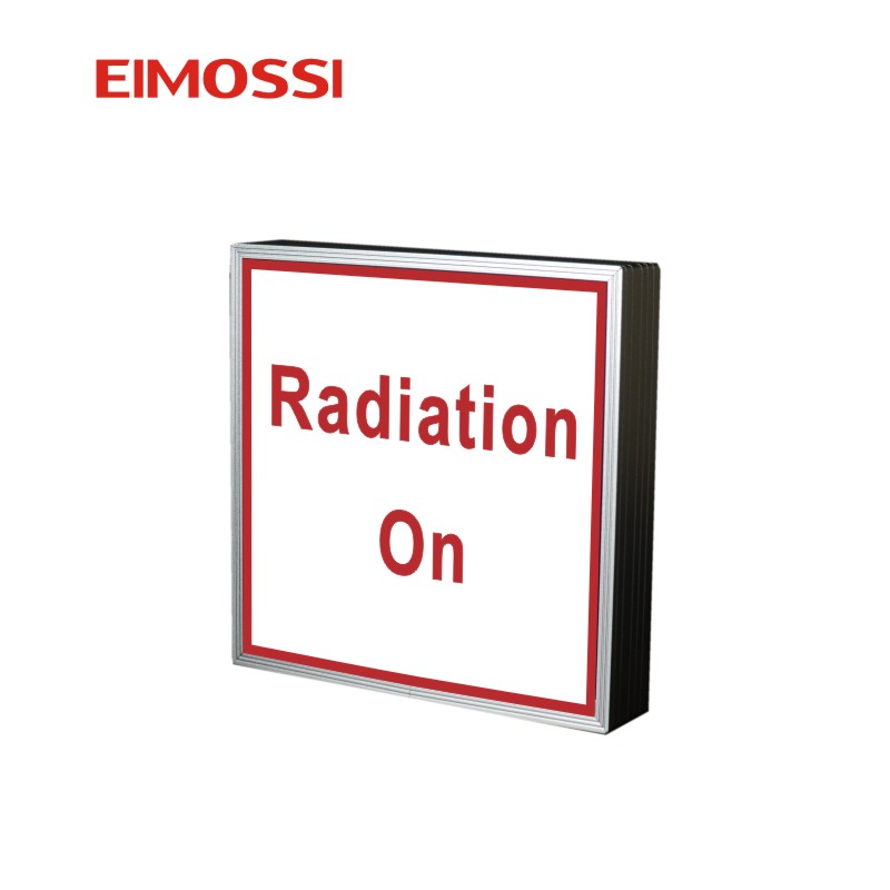 Room usage Warning Backlit LED Sign Radiation On