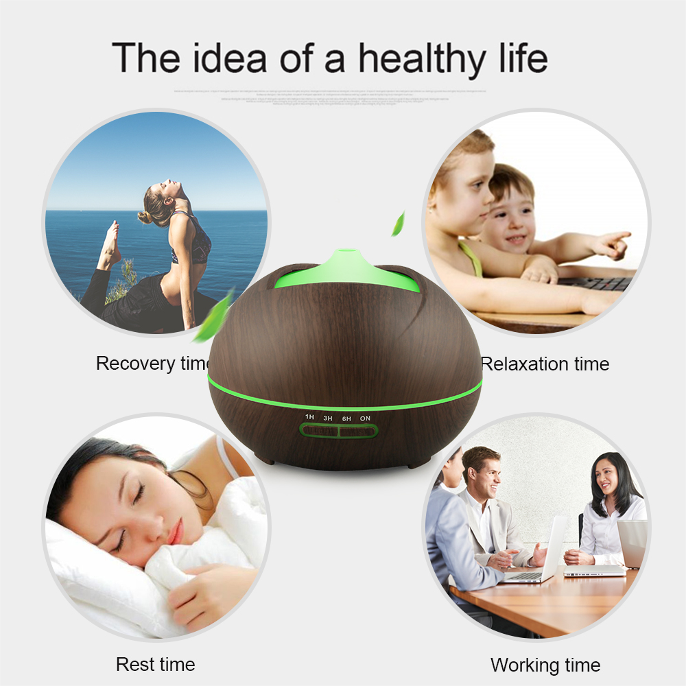 Hidly Ultrasonic Low-noise Humidification Aroma Essential Lavender Oil Diffuser for Office & Home