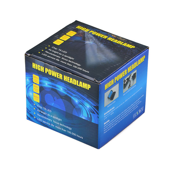 6000 Lumen Head Light Torch 2X XM-L T6 LED Rechargeable Headlamp
