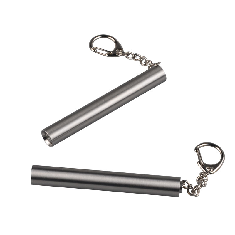 XPE LED Stainless Steel AAA Flash Light Key Chain Small Portable LED Torch Keyring