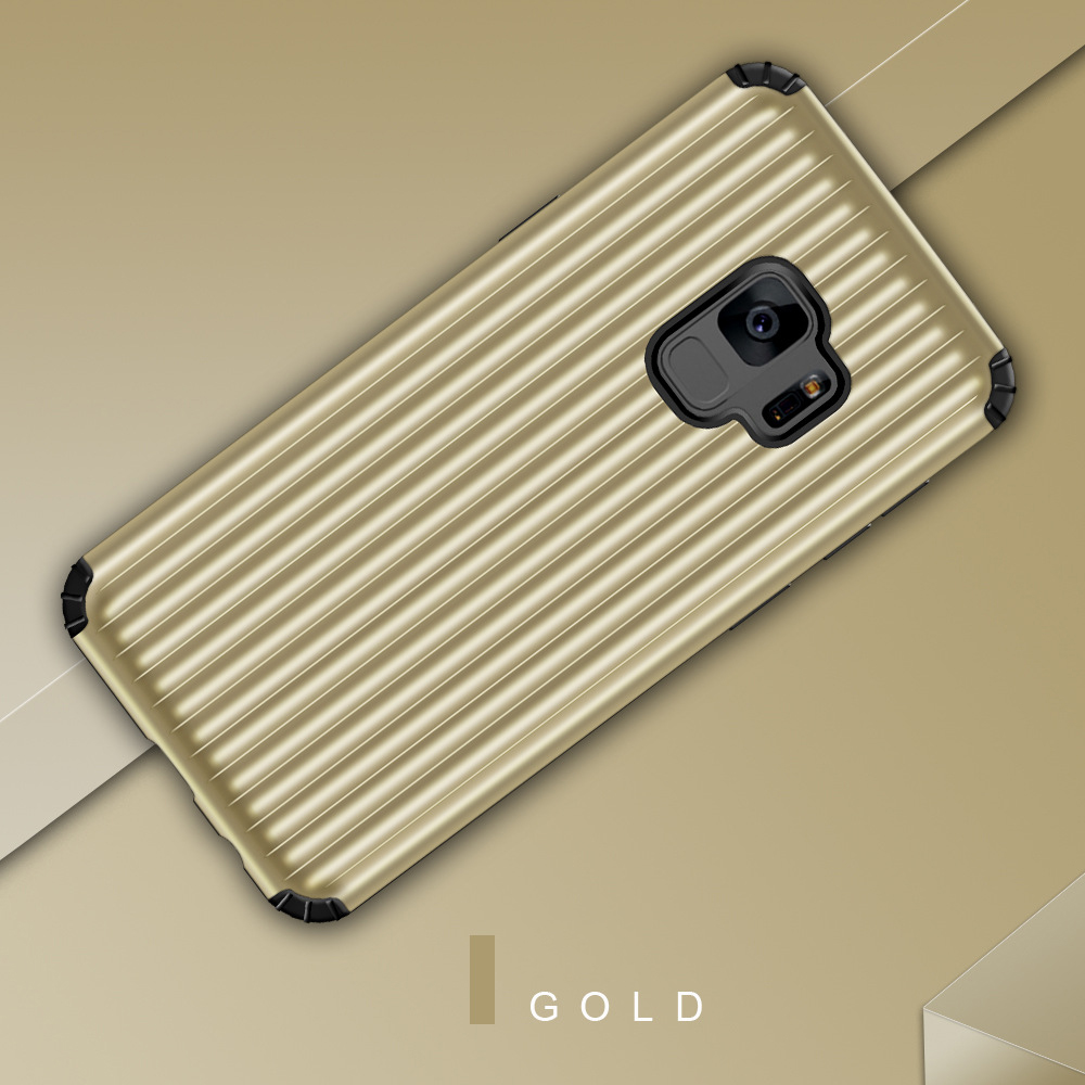 New Suitcase style case for Samsung Galaxy S9 S9 Plus tpu+ PC Hard back cover