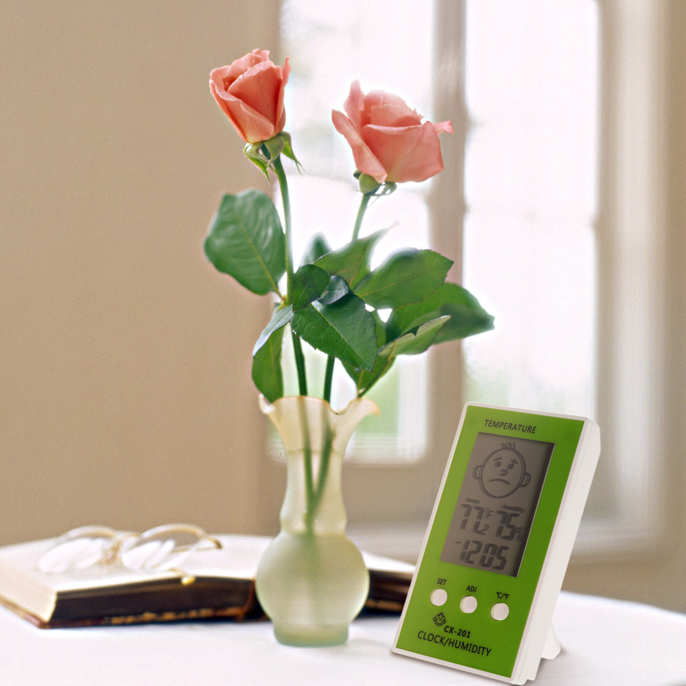 LCD Digital Thermometer Hygrometer table Clock Temperature Humidity Measurement Temperature weather station Diagnostic-tool