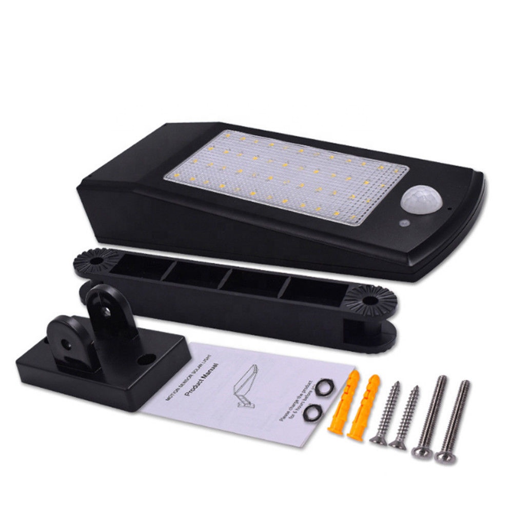 4-in-1 Waterproof  Solar powered 48 LED remote controller street  Motion security lamp