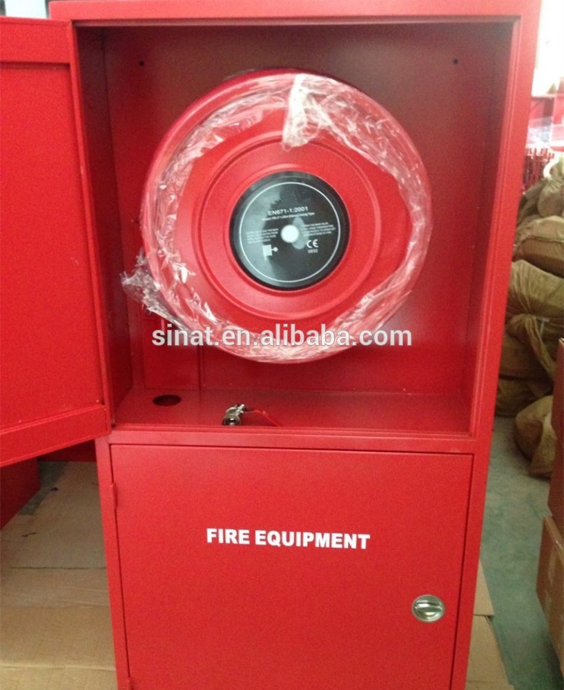 Steel Fire protection up down double fire cabinet wall mounted