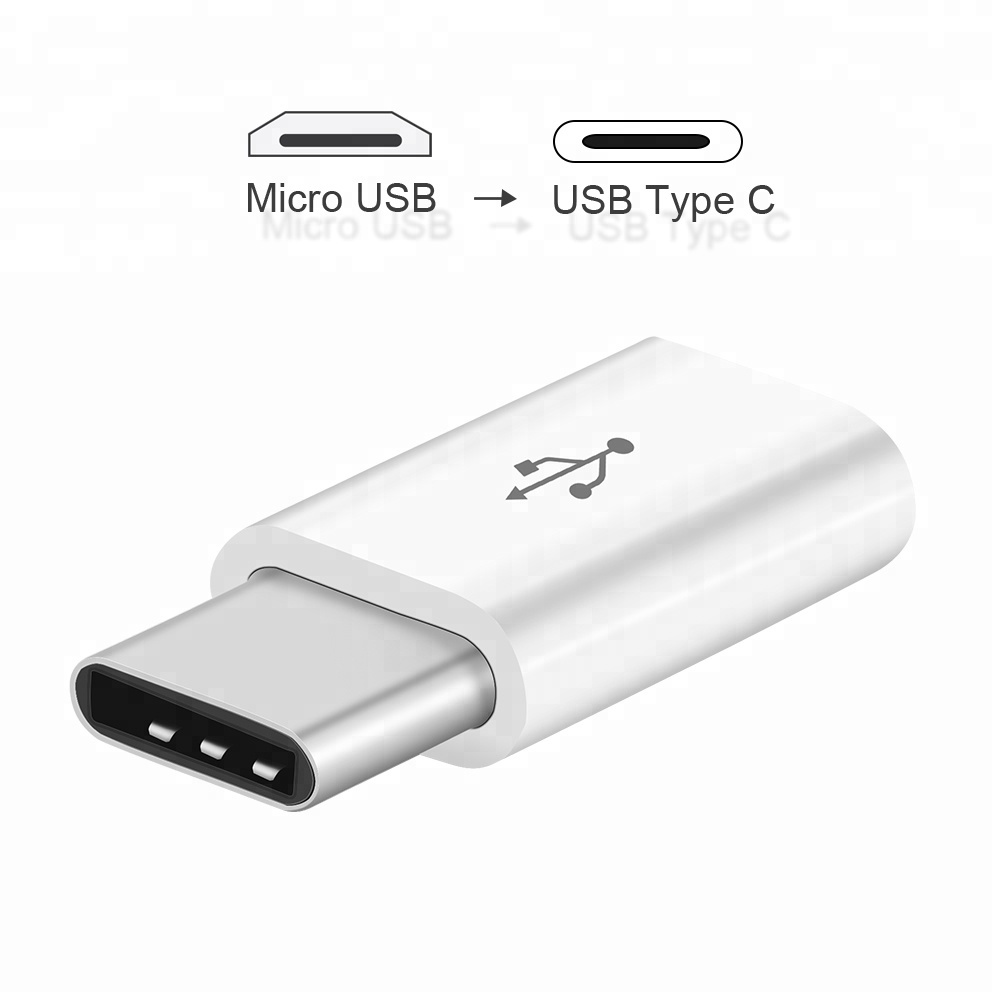 Micro USB to type c Adapter OTG connector for micro usb cable