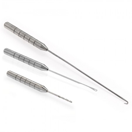 Carp Coarse Fishing Rigging Needle Set Metal Fish Tackle Silver