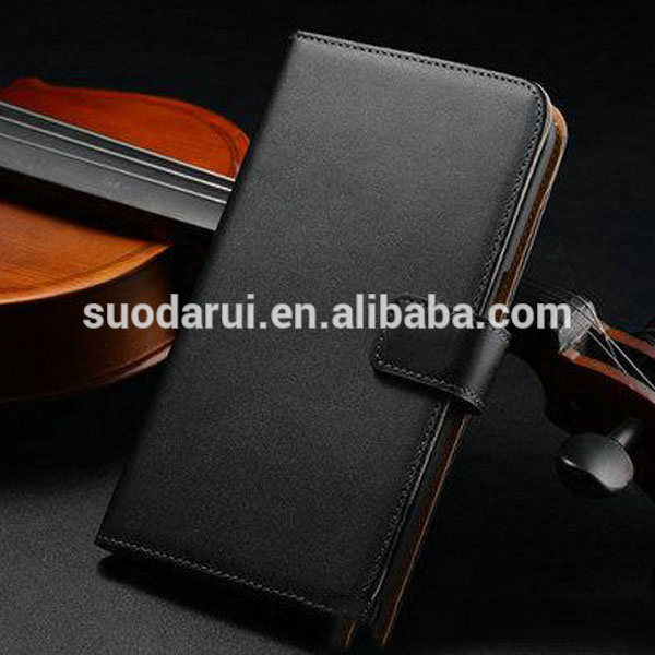 Leather Wallet Stand Flip Cover Case for LG L90 D410