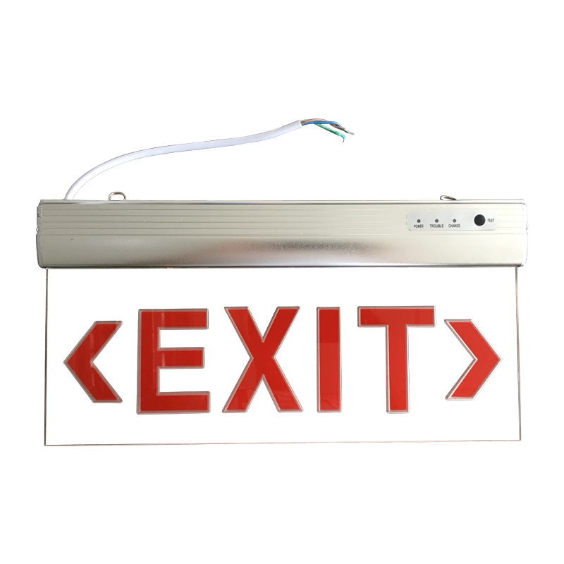 Red and Green Emergency Exit Signs