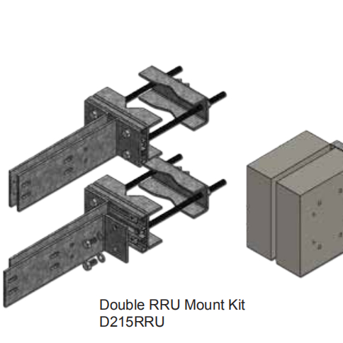 D215RRU Universal Double RRU Mount Kits of tower components RRU Mounts