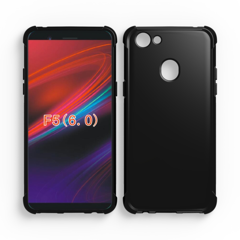 2017 New Transparent Shockproof Tpu case for OPPO F5 clear soft cover case