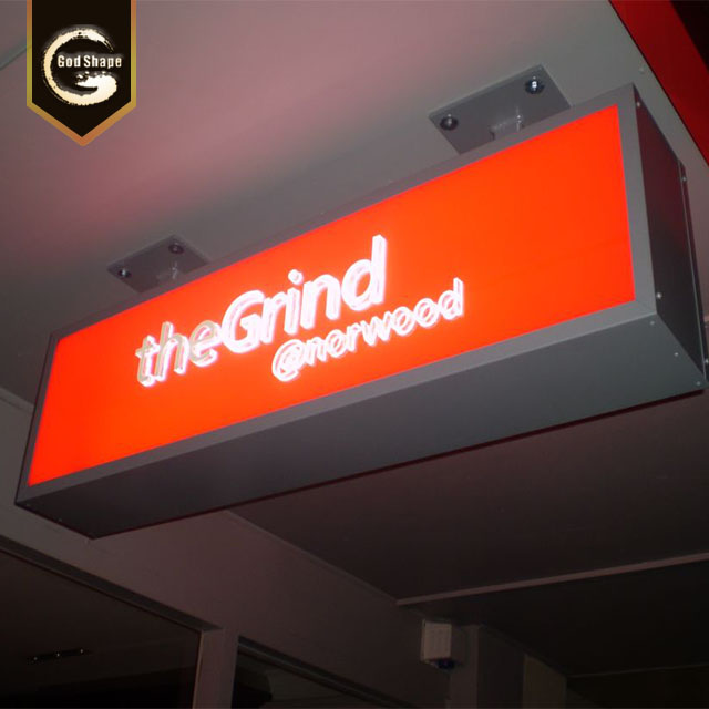 Letter lightbox double sided led light box outdoor advertising shop acrylic box