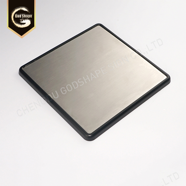 Brushed stainless steel High Quality Customized Acrylic Office Door Sign
