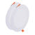 Pc Aluminum 80lm/w New 18w 6w Day White 6000k Round Led Light High Quality Square Panel Light