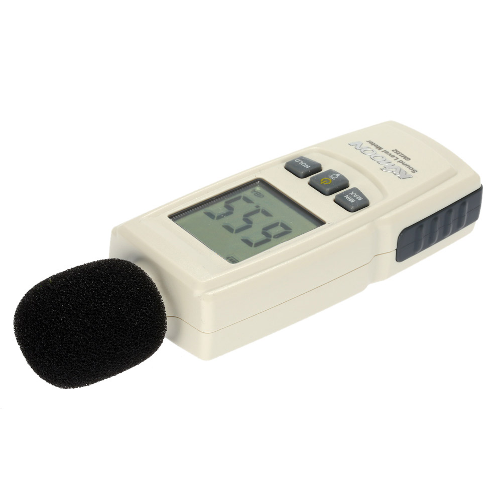 LCD Digital Sound Level Meter Noise Volume Measuring Instrument Decibel Monitoring Tester 30-130dB