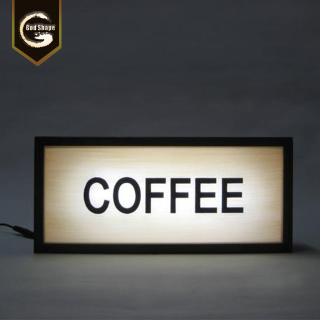 Shop Front Light Box Outdoor Store Wall Mounted Advertising Sign
