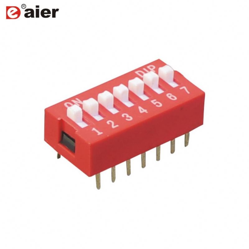Electrical 2.54MM Slide Type Tri-state Dip Switch