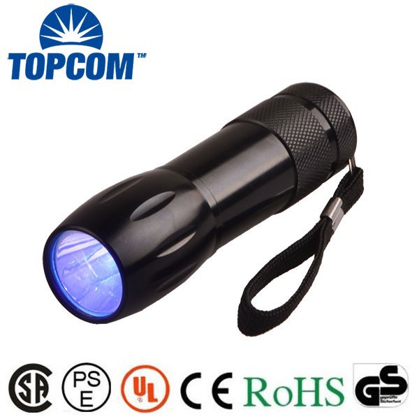 AAA Battery Operated 3W Powerful UV Light Flashlight