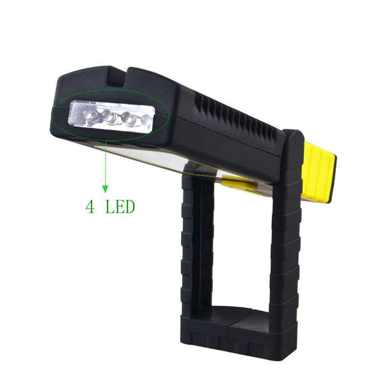 Hot sell High quality COB LED 3 LED Light Magnet Work Light Flashlight with hook