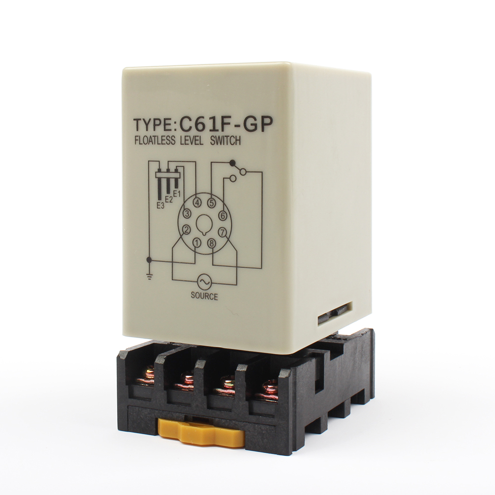 C61F-GP level relay C61F - GP water level controller relay switch pump automatically switches with base, flow switch