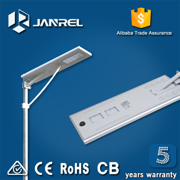 Manufacturer directly sale 8W 15W 20W 30W 40W 60W Integrated all in one Solar LED Street Light price