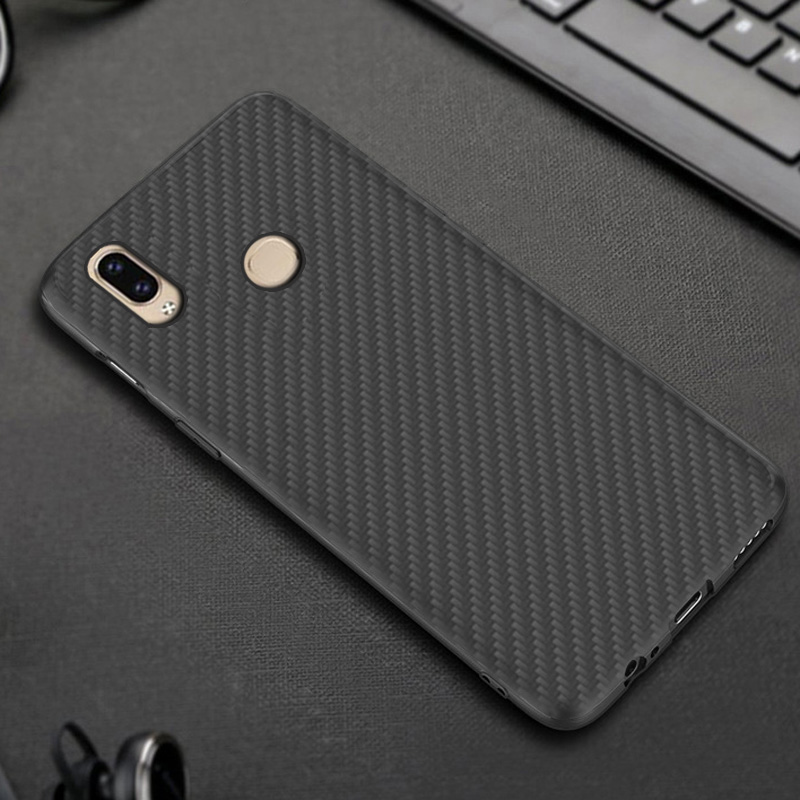 Premium Carbon Fiber  Case Full Sides Protective Shell Back shockproof Cover Design For Vivo V9