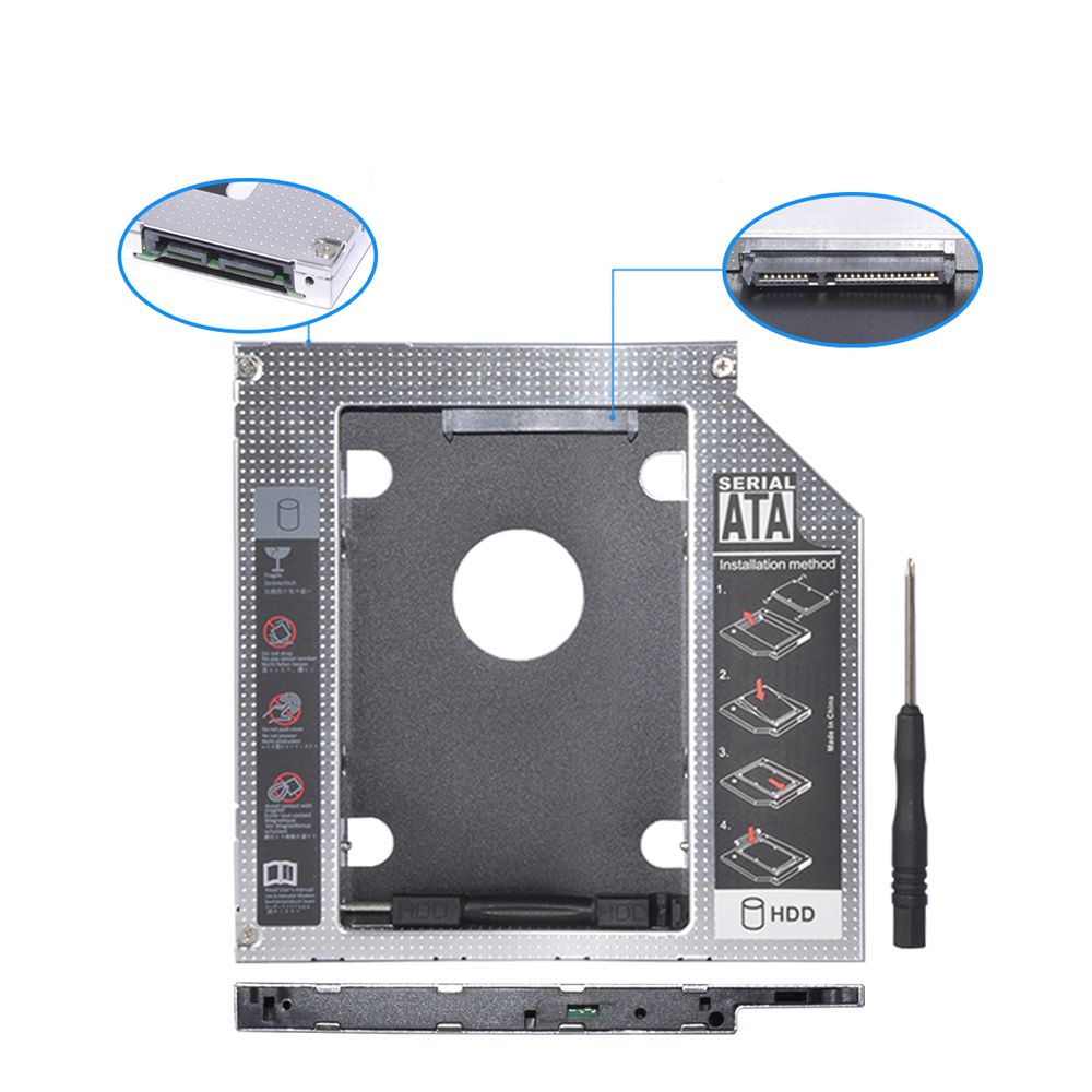 Optibay 2nd Second hdd Caddy 9.5mm SATA 3.0 For 2.5'' ssd caddy case