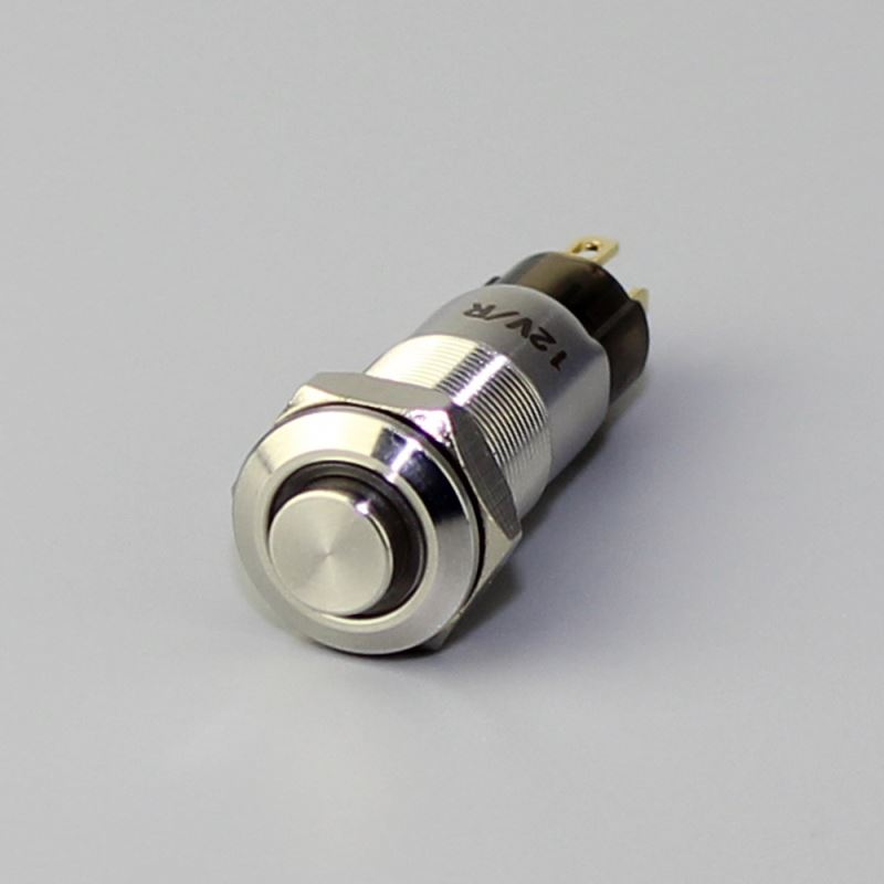 10mm High button Metal Bell Porn Push Switch LED 12V
