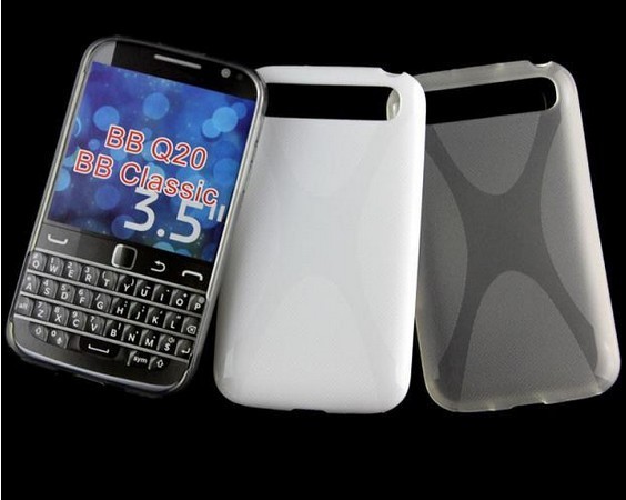 Mix Color For BlackBerry Q20 TPU Gel Case X Line Cover