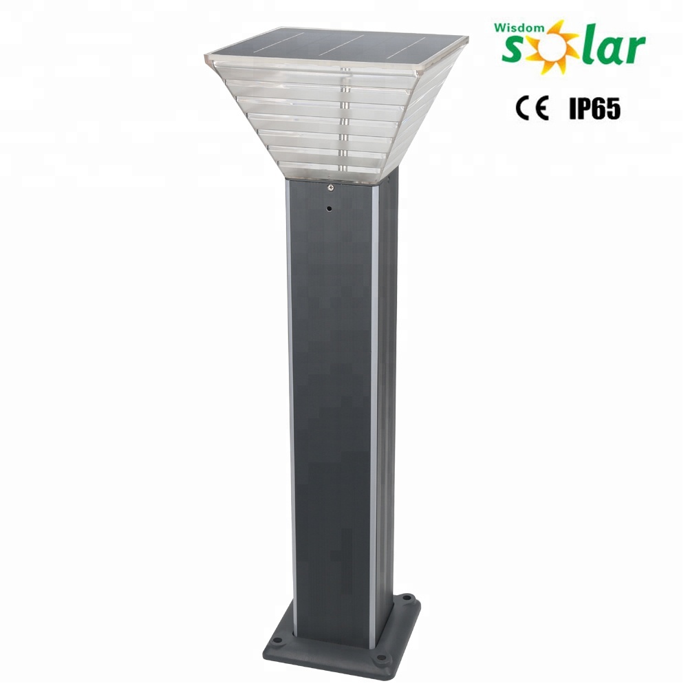 Striated housing lamp with color changeable all in one solar generator solar led light (JR-B008N)