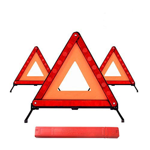 Safety Triangle Kit Car emergency kit reflective flashingTriangle warning sign Emergency Lights