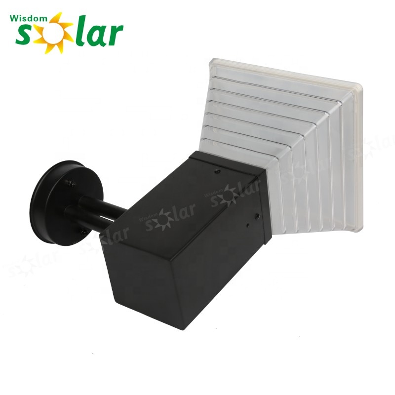 best selling wholesales square led solar wall lights outdoor garden wall mounted motion sensor light with good quality